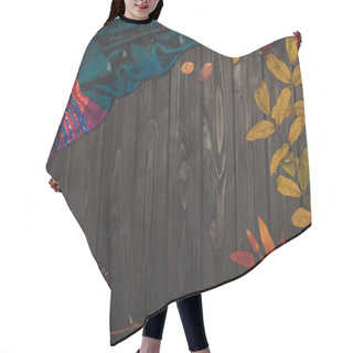 Personality  Autumn Leaves And Fabric  Hair Cutting Cape