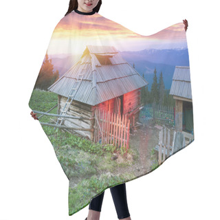 Personality  Magic House In Mountains Hair Cutting Cape