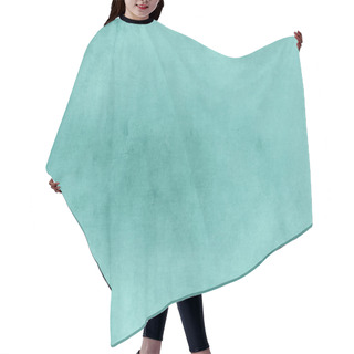 Personality  Teal Colored Wall Background Or Texture  Hair Cutting Cape