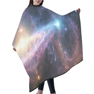 Personality  Nebula And Stars In Space. Science Fiction Background. Elements Of This Image Furnished By Nasa. Hair Cutting Cape