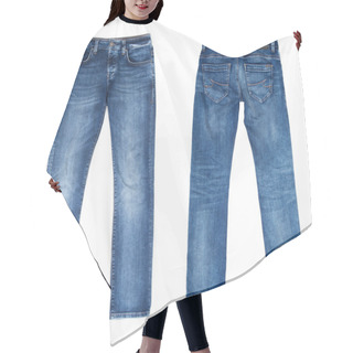 Personality  Jeans Hair Cutting Cape