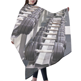 Personality  Dumbbells Hair Cutting Cape