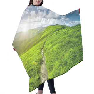 Personality  Summer Landscape Hair Cutting Cape