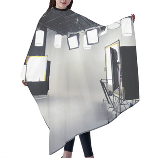 Personality  Interior Of A Professional Studio Hair Cutting Cape