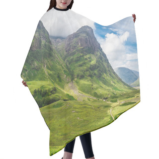Personality  Green Hills In The Scottish Highlands Hair Cutting Cape