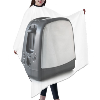 Personality  Toaster Isolated On White Hair Cutting Cape