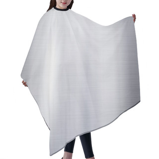 Personality  Brushed Aluminum Metal Plate Hair Cutting Cape