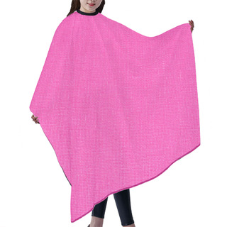 Personality  Pink Fabric Texture Hair Cutting Cape
