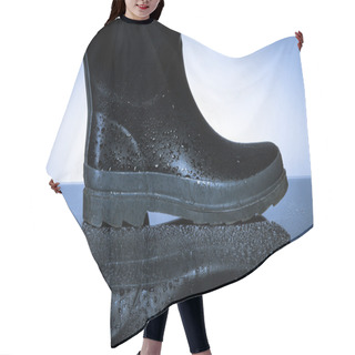 Personality  Rain Boot Hair Cutting Cape