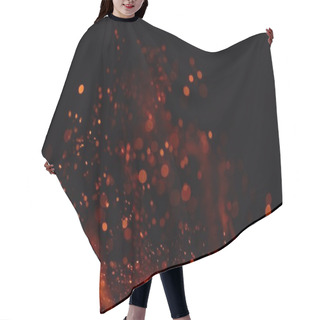 Personality  Fire Flame Background Hair Cutting Cape