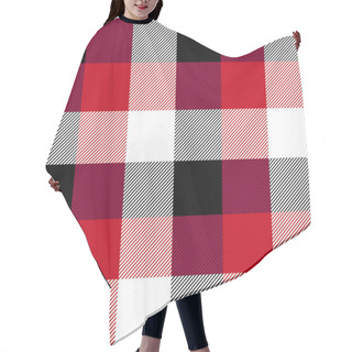 Personality  Hipster Fashion Pattern. Hair Cutting Cape