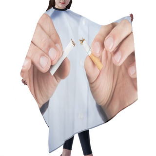 Personality  Quit Smoking Hair Cutting Cape
