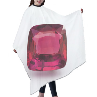 Personality  Natural Ruby Gemstone Hair Cutting Cape