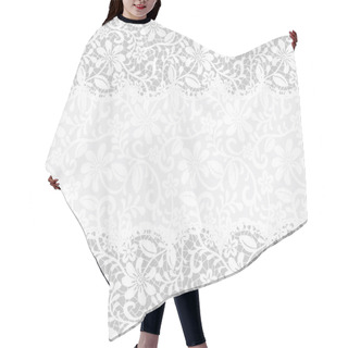 Personality  Card With Lace Fabric Background Hair Cutting Cape