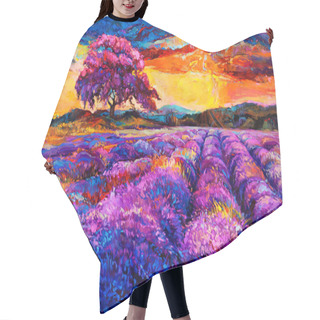 Personality  Lavender Fields Hair Cutting Cape