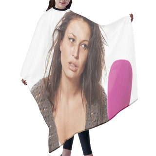 Personality  Uncared Woman Hair Cutting Cape