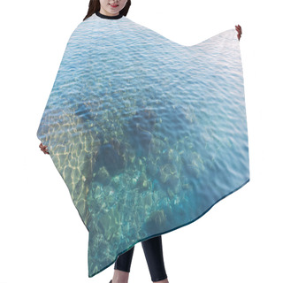 Personality  Clear Transparent Sea Water On Sunny Day, Barcelona, Spain Hair Cutting Cape