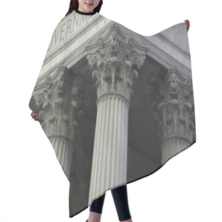 Personality  Corinthian Columns On A Government Building Hair Cutting Cape