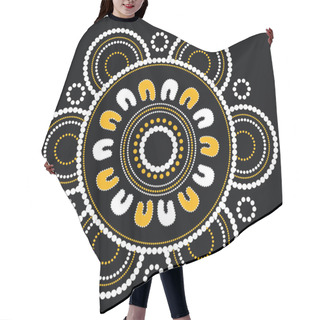 Personality  Aboriginal Art Vector Background Hair Cutting Cape