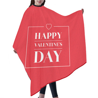 Personality  Happy Valentines Day Hair Cutting Cape
