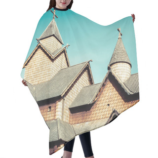 Personality  Stave Church Heddal, Norway Hair Cutting Cape