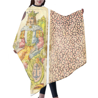 Personality  Vintage Playing Cards 1 Hair Cutting Cape