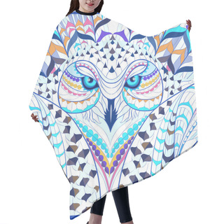 Personality  Patterned Snowy Owl Hair Cutting Cape