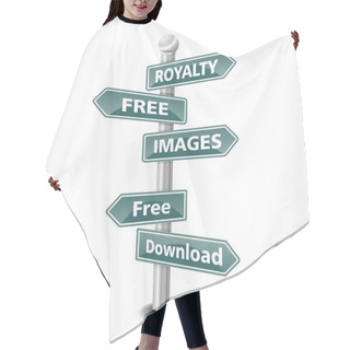 Personality  ROYALTY FREE IMAGES Icon As Signpost - NEW TOP TREND Hair Cutting Cape