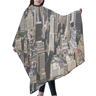 Personality  New York City With Skyscrapers Hair Cutting Cape