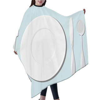 Personality  Dishes And Cutlery Hair Cutting Cape