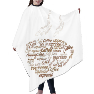 Personality  Cup Of Coffee Hair Cutting Cape