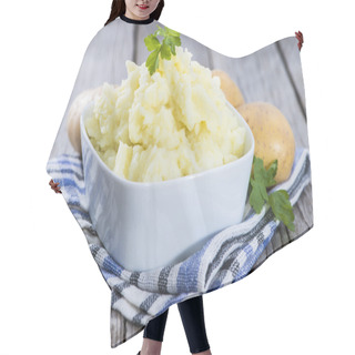 Personality  Portion Of Mashed Potatoes Hair Cutting Cape