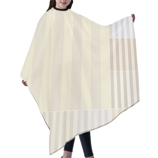Personality  Seamless Pastel Vertical Stripes Pattern Hair Cutting Cape