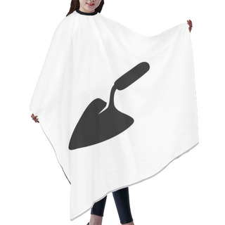Personality  Trowel Tool Icon Hair Cutting Cape