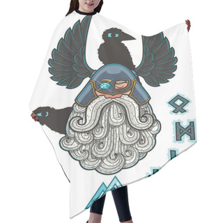 Personality  Norse God Odin Hair Cutting Cape
