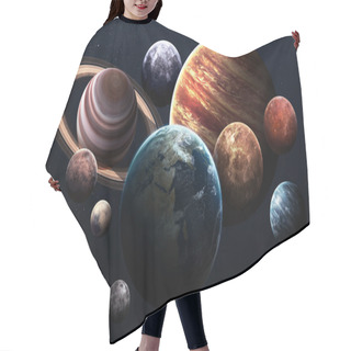 Personality  High Resolution Images Presents Planets Of The Solar System. This Image Elements Furnished By NASA. Hair Cutting Cape