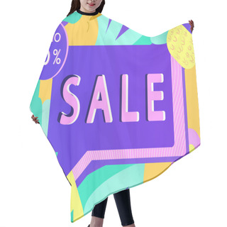 Personality  SUMMER SALE  Banner Tropical Design. Hair Cutting Cape
