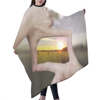 Personality  Clear Vision Of A Sunset Hair Cutting Cape