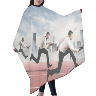 Personality  Competition In Business Hair Cutting Cape