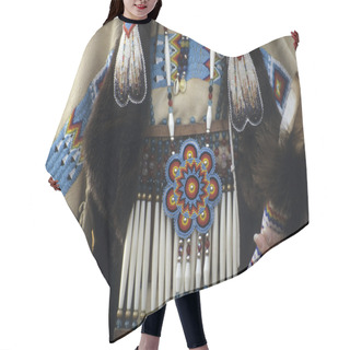Personality  Traditional Native American Powwow Costume Hair Cutting Cape