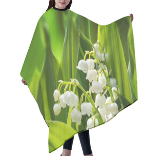 Personality  Blooming Lily Of The Valley In Spring Garden Hair Cutting Cape