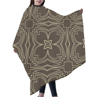 Personality  Art Deco Seamless Pattern Hair Cutting Cape
