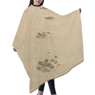 Personality  Dogs Footprints Hair Cutting Cape
