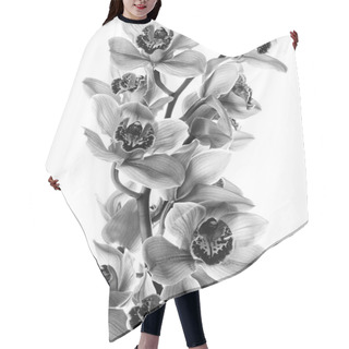 Personality  Orchid Flowers Isolated Hair Cutting Cape