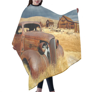 Personality  Rusty Old Car Hair Cutting Cape