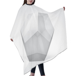 Personality  Vector Transparent Dodecahedron For Your Graphic Design. Hair Cutting Cape