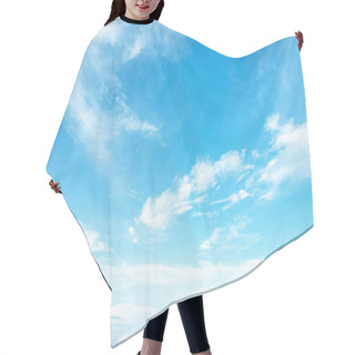 Personality  Blue Sky With Clouds Fluffy Cloud In The Blue Sky Background Nature Background Aerial View Hair Cutting Cape