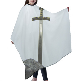 Personality  Excalibur The Mythical Sword In The Stone Of King Arthur Hair Cutting Cape