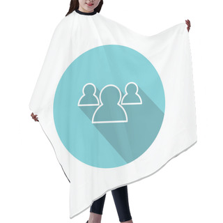 Personality  People Search Simple Icon Hair Cutting Cape