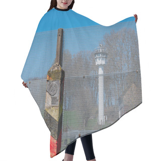 Personality  GDR Border Post Inner German Border With Watchtower Hair Cutting Cape